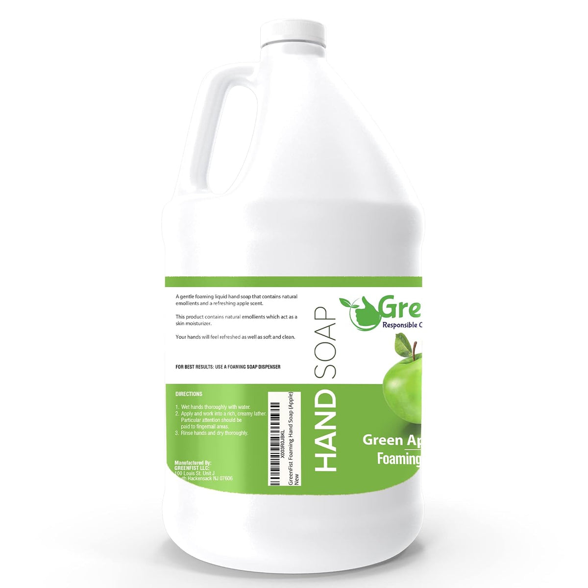 GreenFist Foaming Hand Soap Refill, 1 Gallon (128 oz) Jug
