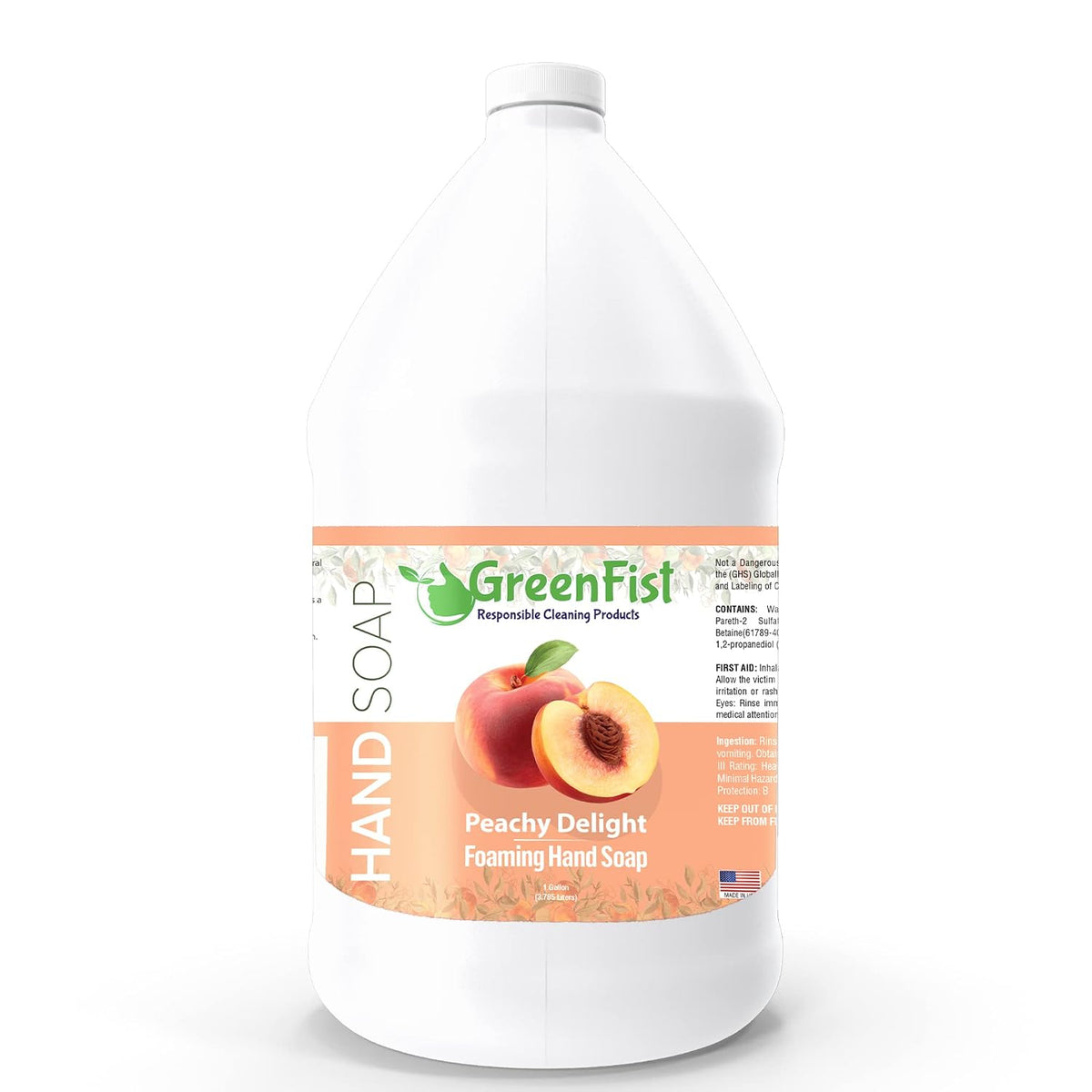 GreenFist Foaming Hand Soap Refill, 1 Gallon (128 oz) Jug