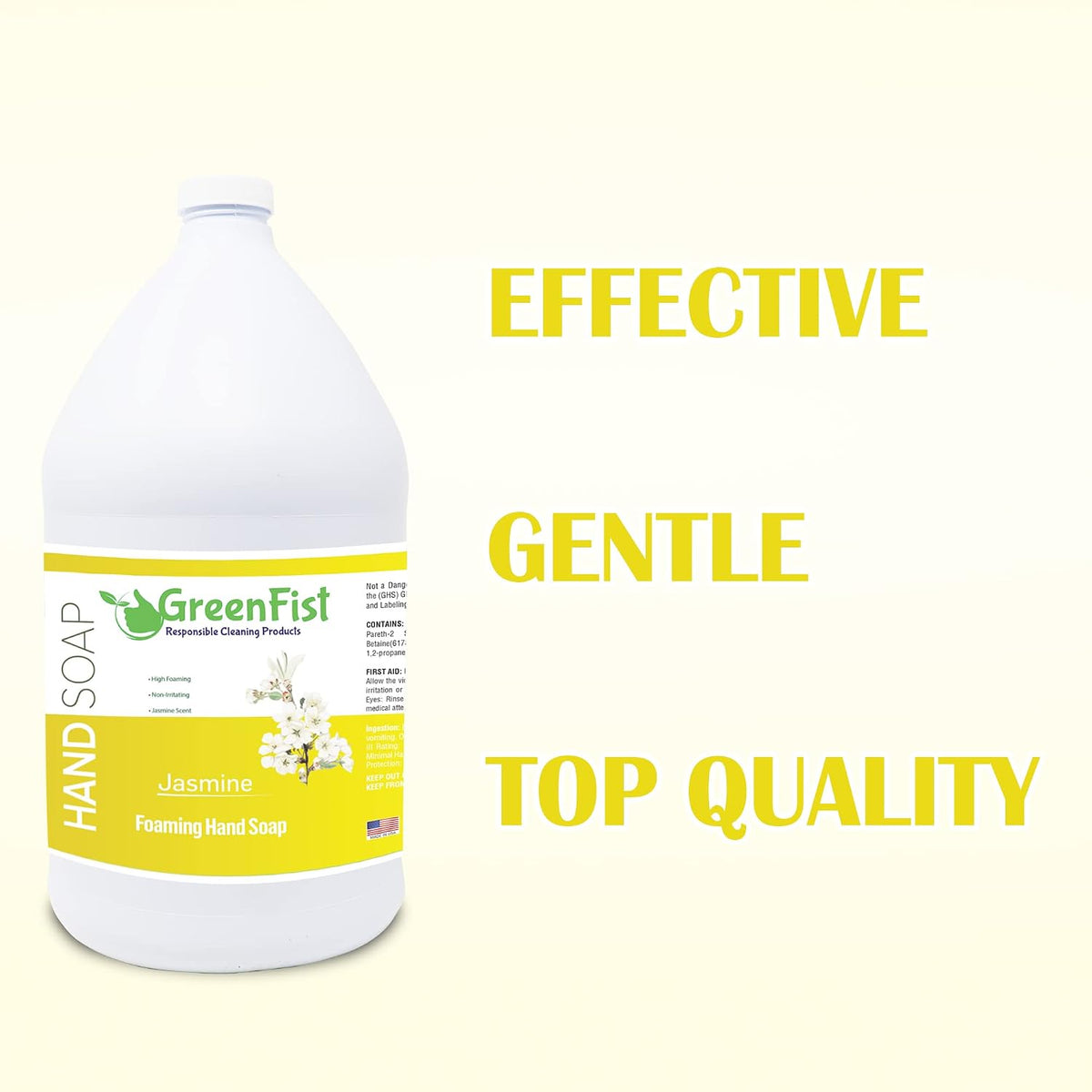 GreenFist Foaming Hand Soap Refill, 1 Gallon (128 oz) Jug