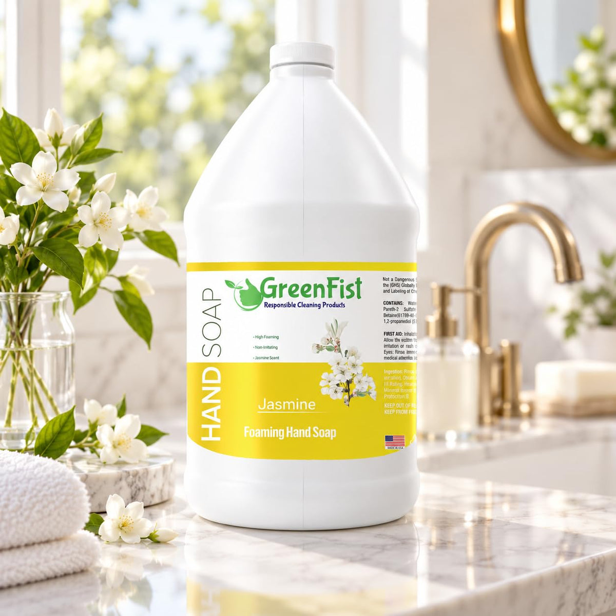 GreenFist Foaming Hand Soap Refill, 1 Gallon (128 oz) Jug