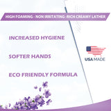 GreenFist Antibacterial Foaming Hand Soap Refills Jug Lavender Scent Foam Refill Made in USA , 128 ounce (1 Gallon) - GreenFist