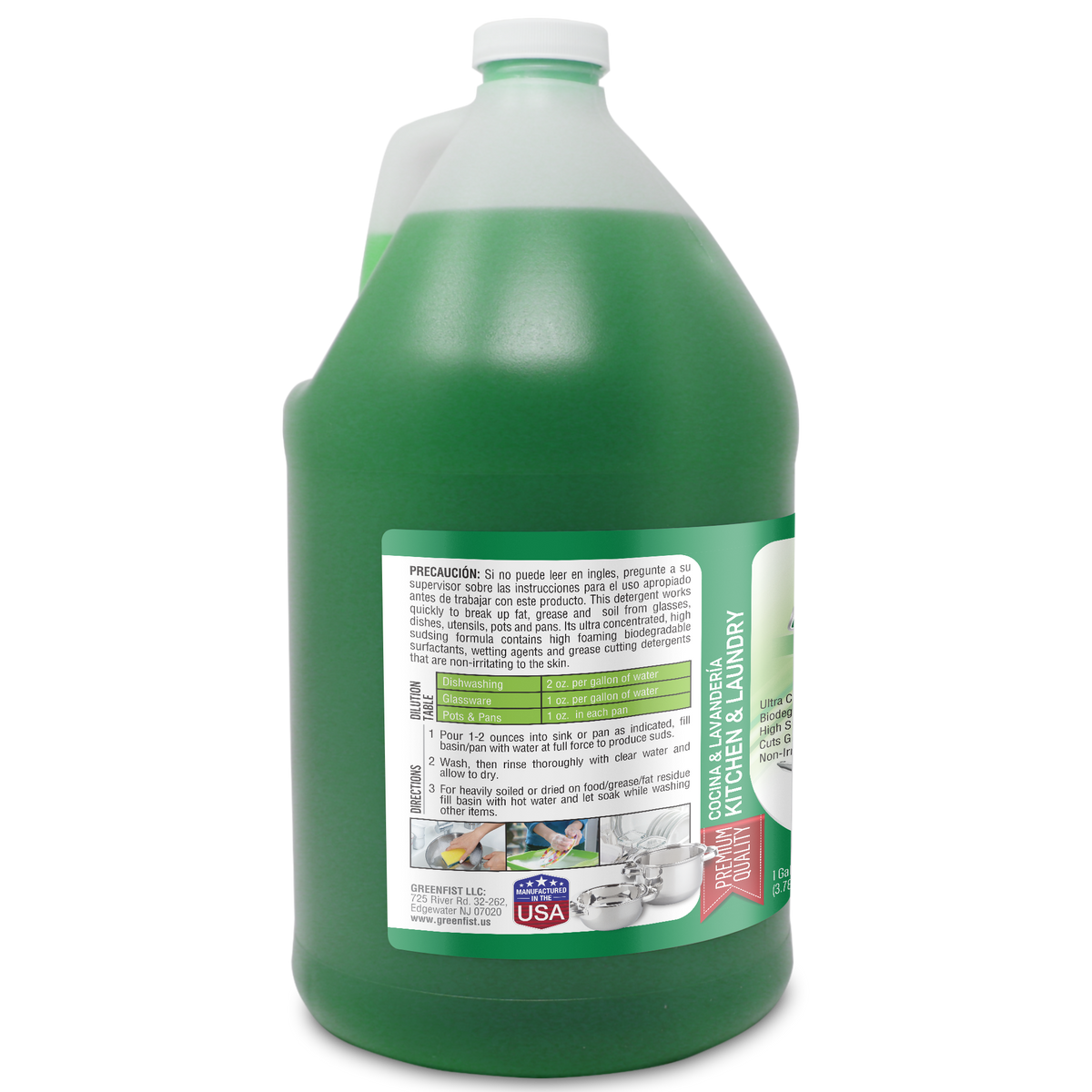 GreenFist Anti Microbial / Antibacterial Soap [ Liquid Refill ] Hand S