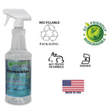 GreenFist PeroxiStar Hydrogen Peroxide Multi Surface Cleaner [Ready to Use], (Spray Bottles 12 x 32 oz) - GreenFist