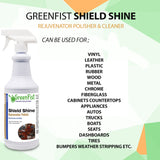 Shield Shine Rejuvenator Multipurpose Polisher, 32 Fluid Ounce Spray - GreenFist