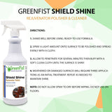 Shield Shine Rejuvenator Multipurpose Polisher, 32 Fluid Ounce Spray - GreenFist