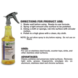 GreenFist | Stainless Steel, Chrome, Aluminum Cleaner, Premium Polisher & Protector, 32 Fluid Ounce Spray - GreenFist