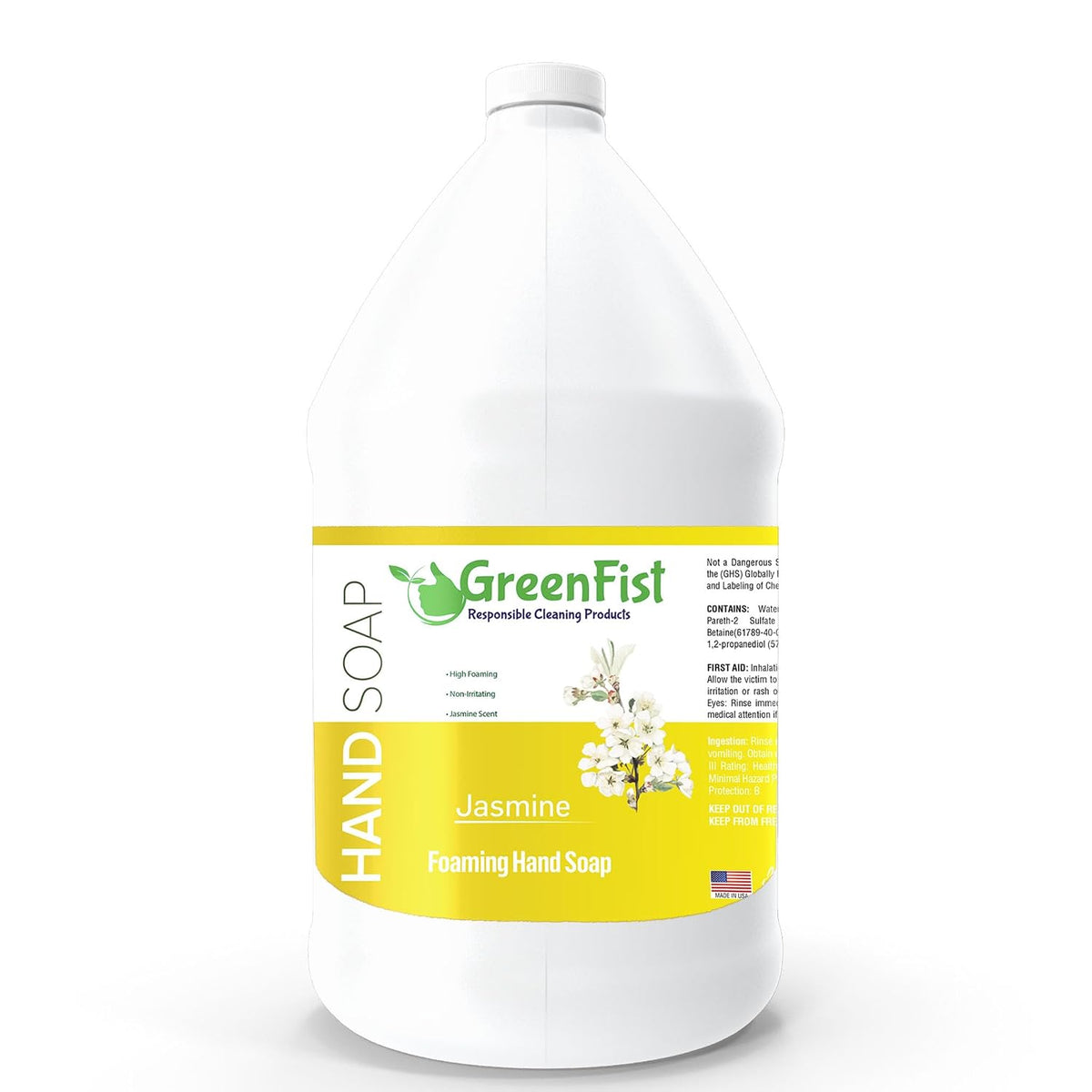GreenFist Foaming Hand Soap Refill, 1 Gallon (128 oz) Jug