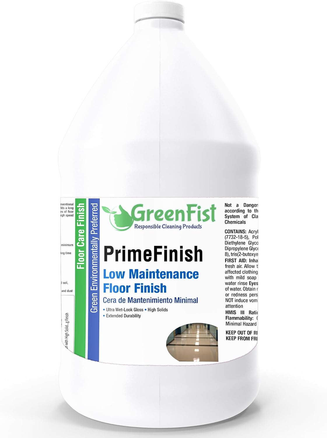 GreenFist PrimeFinish Floor Polish, 1 Gallon
