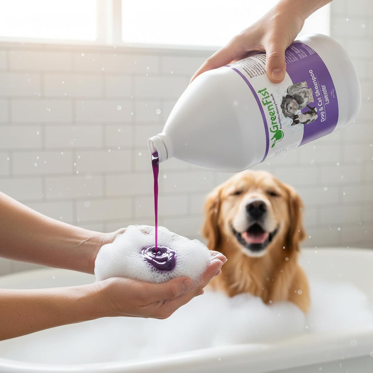 GreenFist Pet Shampoo for Dogs and Cats