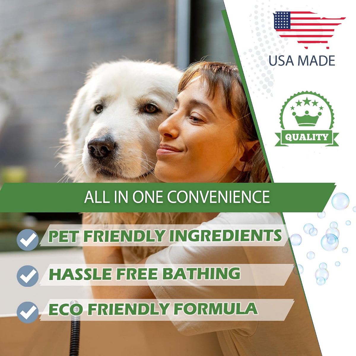 GreenFist Pet Shampoo for Dogs and Cats