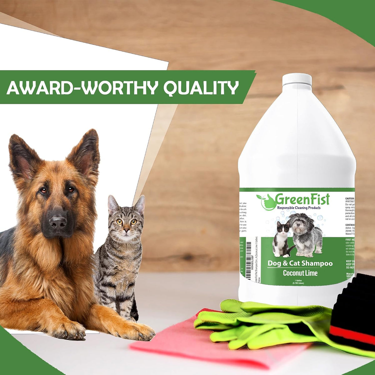GreenFist Pet Shampoo for Dogs and Cats