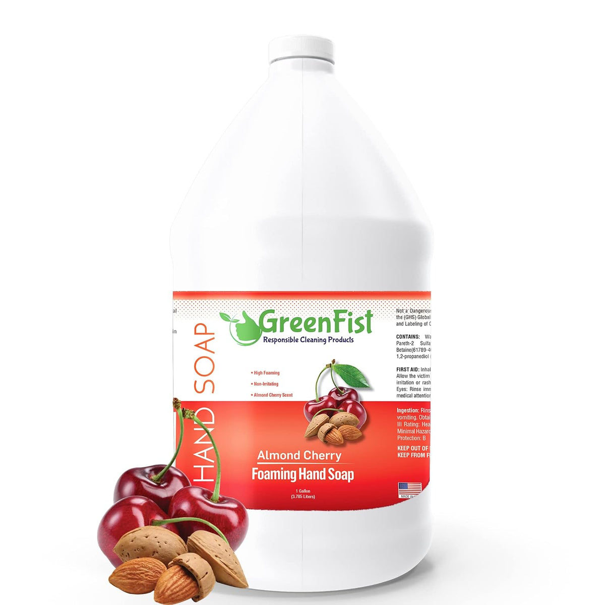 GreenFist Foaming Hand Soap Refill, 1 Gallon (128 oz) Jug
