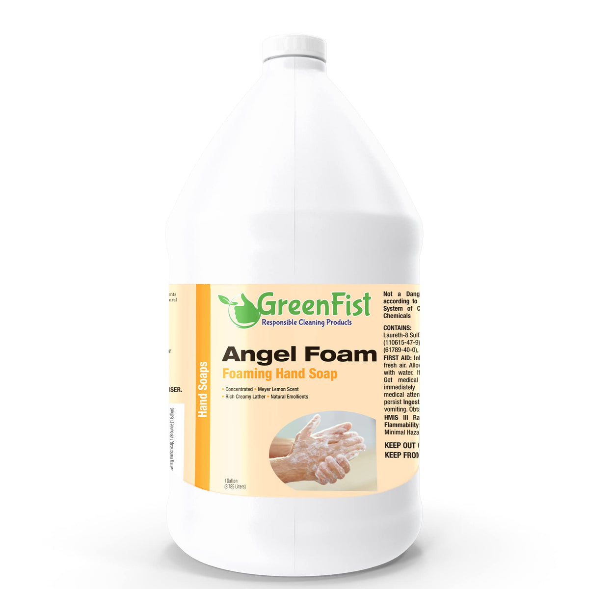 GreenFist Foaming Hand Soap Refill, 1 Gallon (128 oz) Jug