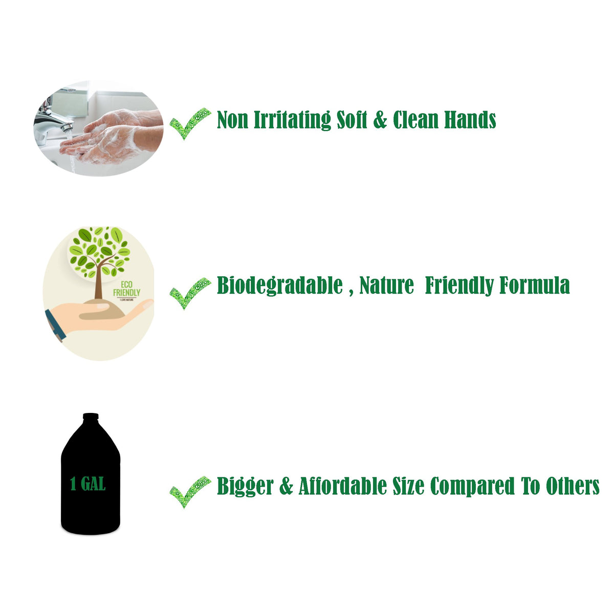 GreenFist Anti Microbial / Antibacterial Soap [ Foam Refill ] Foaming Hand Soap, 4 Gallons - GreenFist