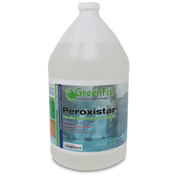 GreenFist All Purpose Hydrogen Peroxide Cleaner with Citrus Fragrance [ Concentrated ] Makes 16 Gallons Ready To Use (1 Gallon) - GreenFist
