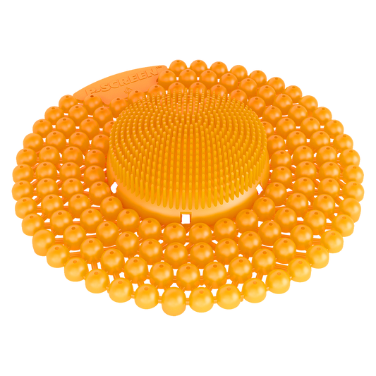 GreenFist P-Screen Long Life Urinal Screen [60 Day Fragrance & Enzyme Protection] | Citrus Mango Scent, 6 Pack - GreenFist