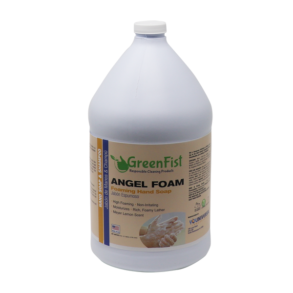 GreenFist Foaming Hand Washing Soap Angel [ Foam ] Lemon Scent 4 Gallons (4x1) 4 Gallons - GreenFist