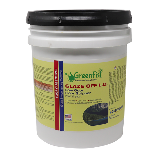 Glaze Off Floor Stripper Acrylic Based Surface Under Coating Product, 5 Gallon - GreenFist