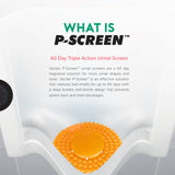 GreenFist P-Screen Long Life Urinal Screen [60 Day Fragrance & Enzyme Protection] | Citrus Mango Scent, 6 Pack - GreenFist